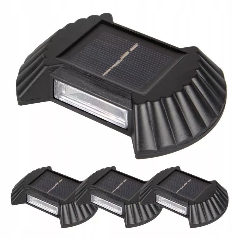 LED solar wandlamp set - Met schemersensor - 2 kanten - 4 stuks LED solar wandlamp set - Met schemersensor - 2 kanten - 4 stuks